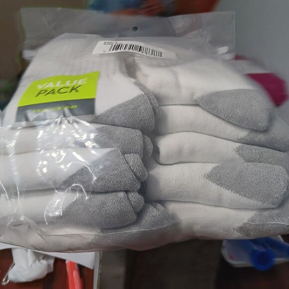 socks white mens 6 pack - Picture 5 of 5